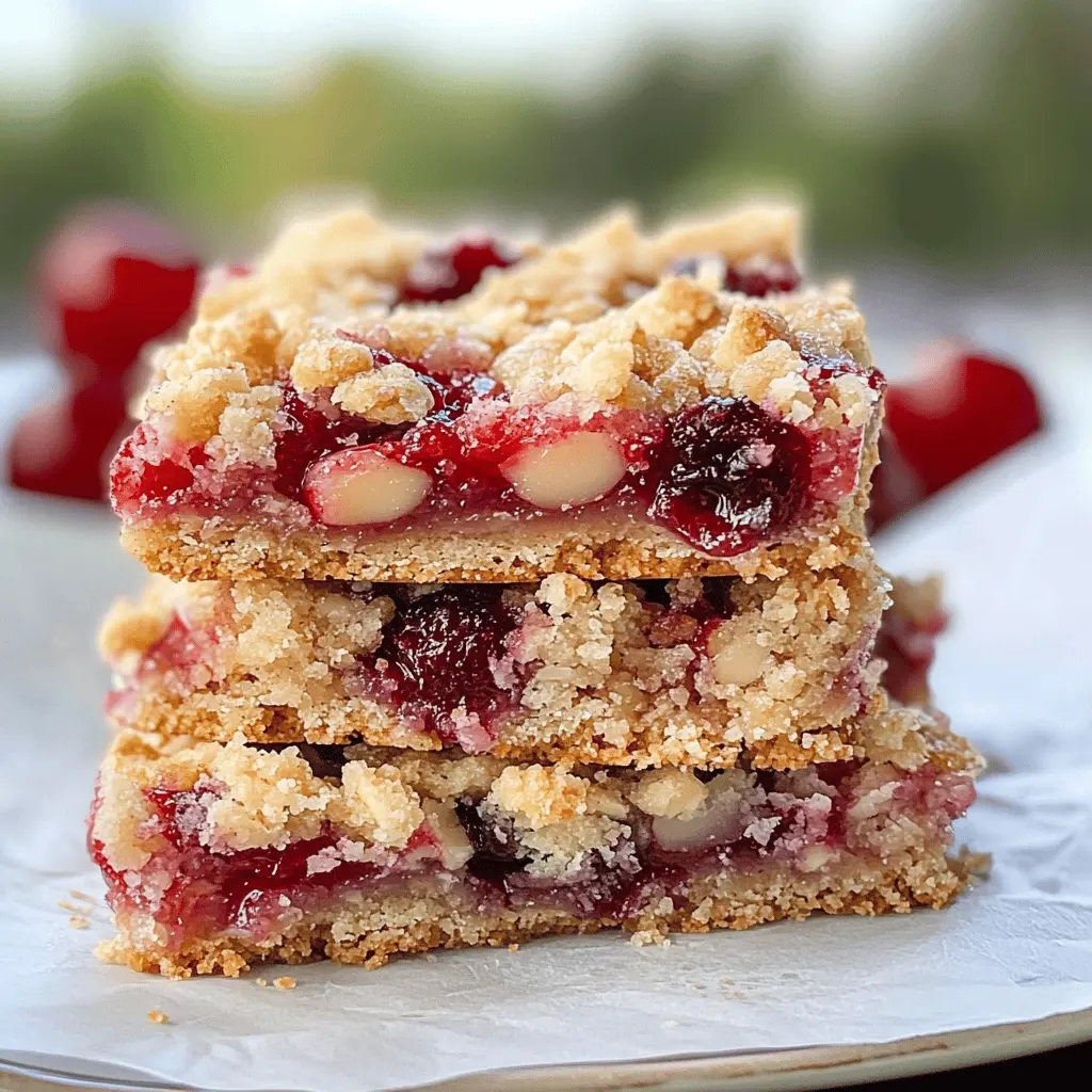 These Almond Cherry Streusel Bars are a delightful treat that combines the nutty flavor of almonds with sweet cherries! Each bite offers a perfect balance of crunchy streusel topping and a rich, fruity center. Ideal for a quick snack or dessert at your next gathering, you'll want to save this recipe for your baking adventures!🍒✨