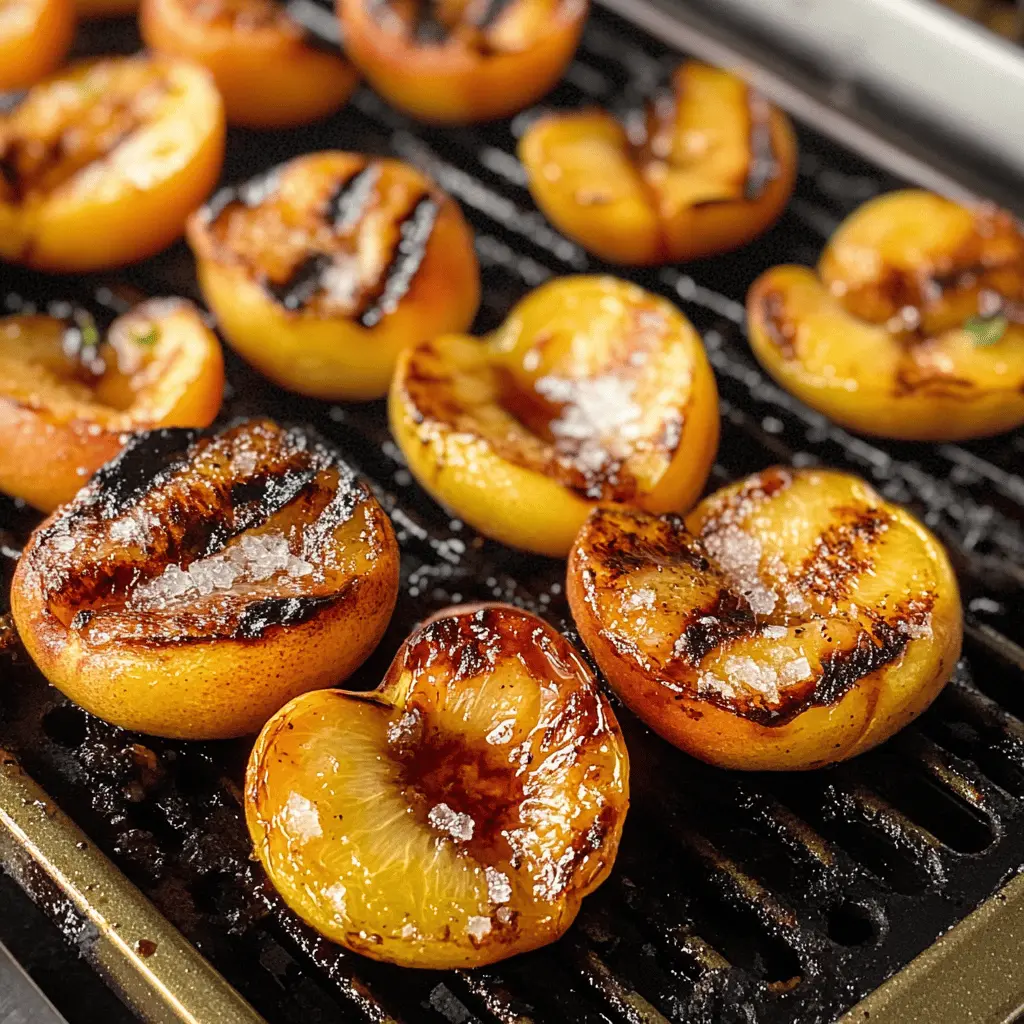 Sweet and juicy brown sugar grilled peaches are the perfect summer treat! This easy recipe highlights the natural sugars in ripe peaches, caramelizing them to create a delightful flavor. Serve them as a dessert with ice cream or as a topping for yogurt. Save this pin to impress your friends at your next barbecue or outdoor gathering!