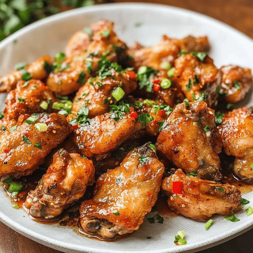 Transform your chicken wings into a flavor explosion with this easy marinade recipe! Made with soy sauce, garlic, and zesty citrus, it's perfect for grilling or baking. Enjoy tender, juicy wings that will be the hit of your next gathering. Save this quick recipe for your next game night or family dinner!