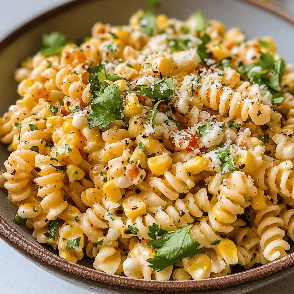 Bring the flavors of Mexico to your table with this Easy Mexican Street Corn Pasta Salad! Made with just a handful of ingredients, it's perfect for summer gatherings or a quick weeknight dinner. Sweet corn, creamy dressing, and a zesty kick will keep everyone asking for more. Save this recipe for a delicious dish that everyone will love!