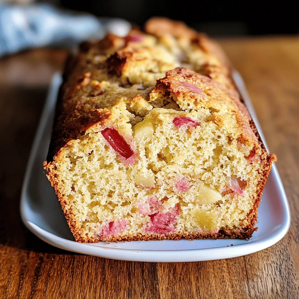 Start your baking journey with this Easy Rhubarb Quick Bread! Bursting with tart rhubarb and sweet hints of cinnamon, this delicious loaf is perfect for breakfast or as a snack. Made with simple ingredients and no yeast required, you'll have a warm treat ready in no time. Save this recipe to enjoy a slice of summer any day! Perfect for sharing with friends or at your next brunch!