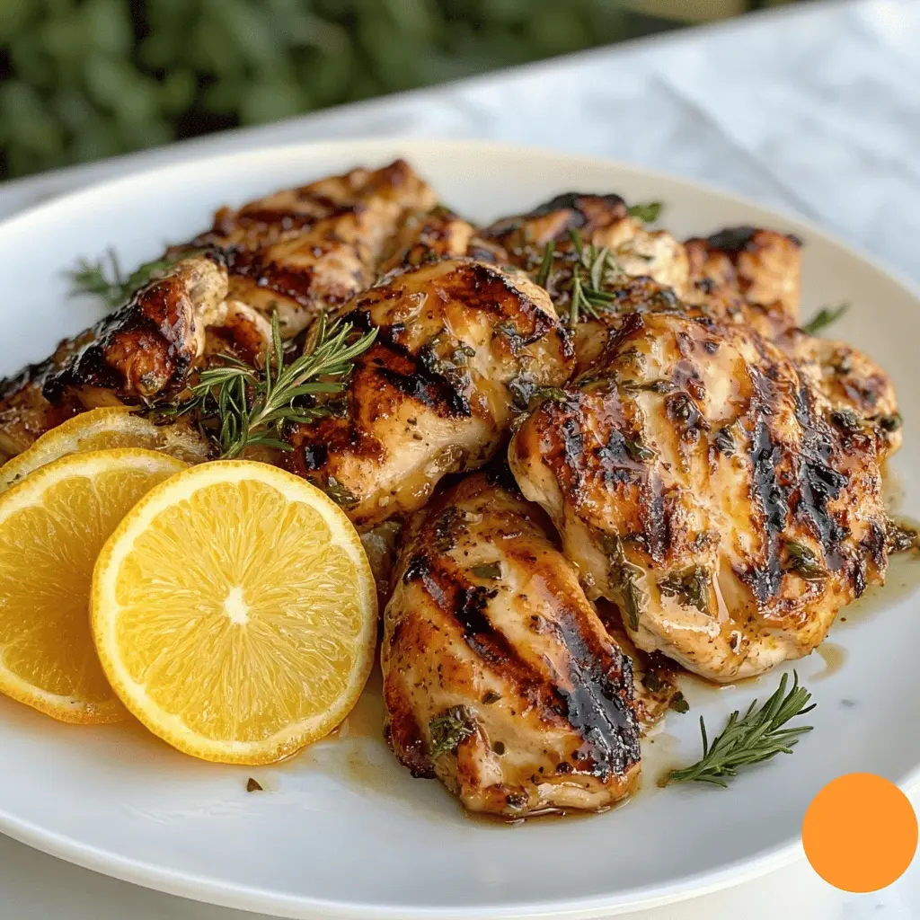 Get ready to enjoy a burst of flavor with this Grilled Citrus Chicken! Juicy chicken thighs marinated in zesty lemon and orange juice create a delightful sweet and tangy glaze. Perfect for summer barbecues or a family dinner. Save this recipe to impress your guests with a dish that's both easy to make and incredibly delicious!
