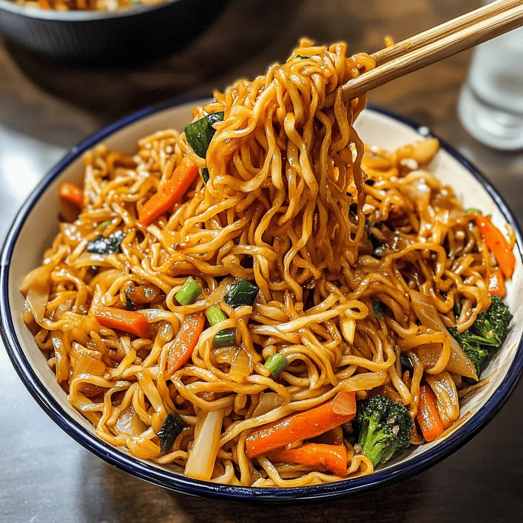 Taste the best of takeout with this Restaurant Style Vegetable Lo Mein! Packed with colorful veggies and tossed in a savory sauce, this easy recipe brings all the flavor right to your kitchen. Perfect for a quick dinner or a fun date night at home. Save this pin for a delicious meal anytime you want a comforting noodle dish.