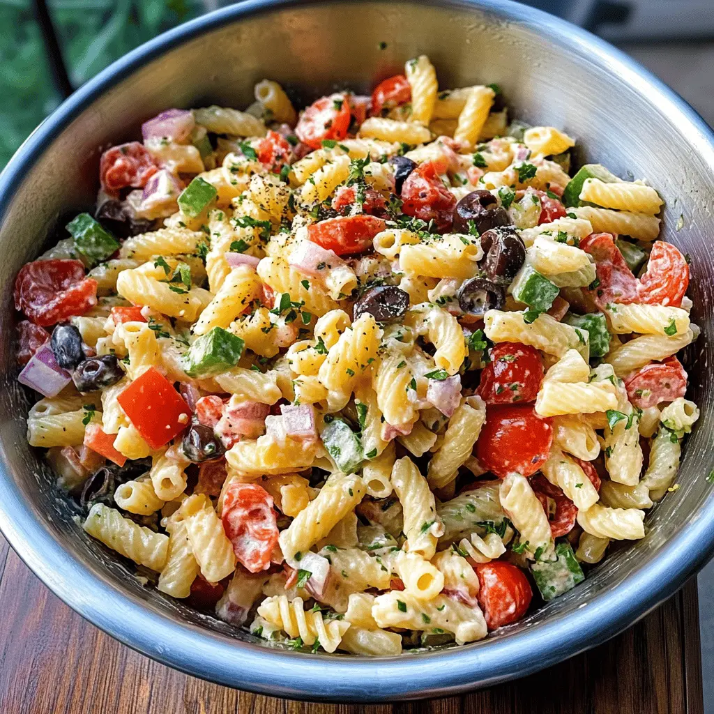 Easy Pasta Salad Recipe for a Crowd