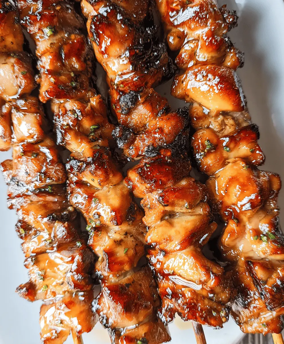 Easy Filipino Barbecue Chicken Skewers Recipe