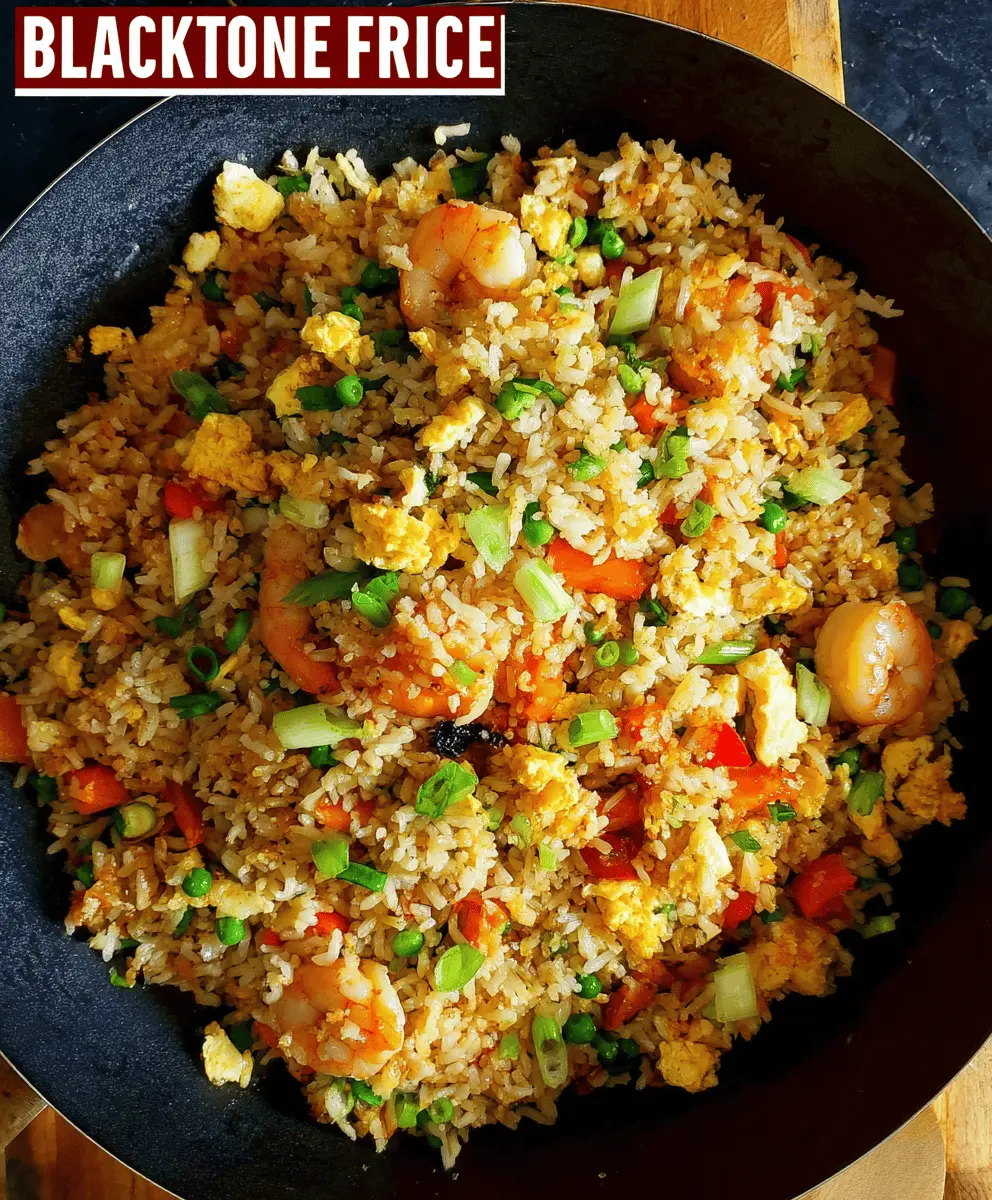 Easy Blackstone Fried Rice Recipe
