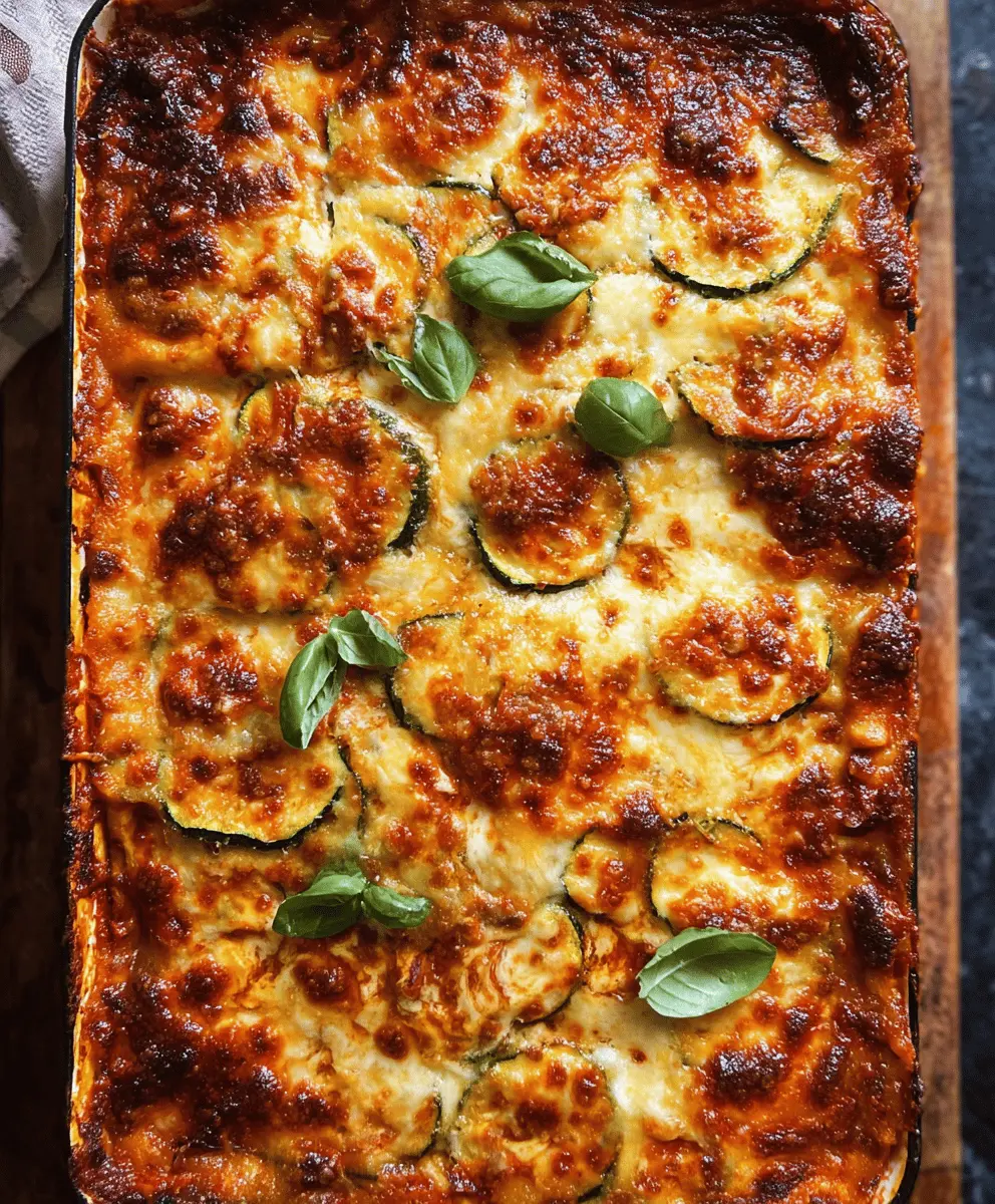 Easy Healthy Zucchini Lasagna Recipe