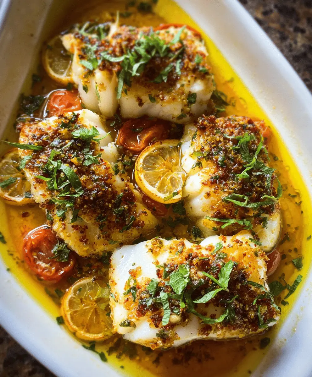 Easy Sweet and Savory Baked Cod Recipe