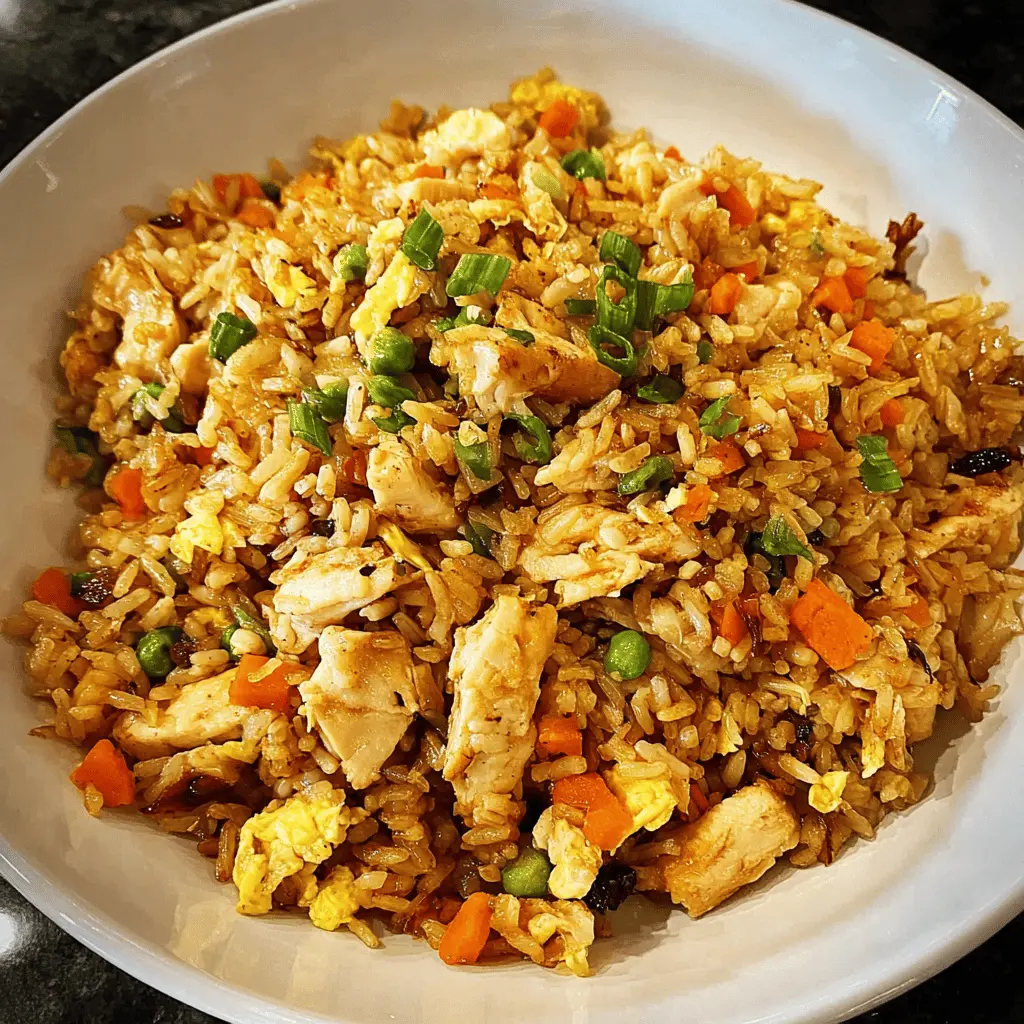 Easy Blackstone Hibachi Chicken Fried Rice for a Crowd