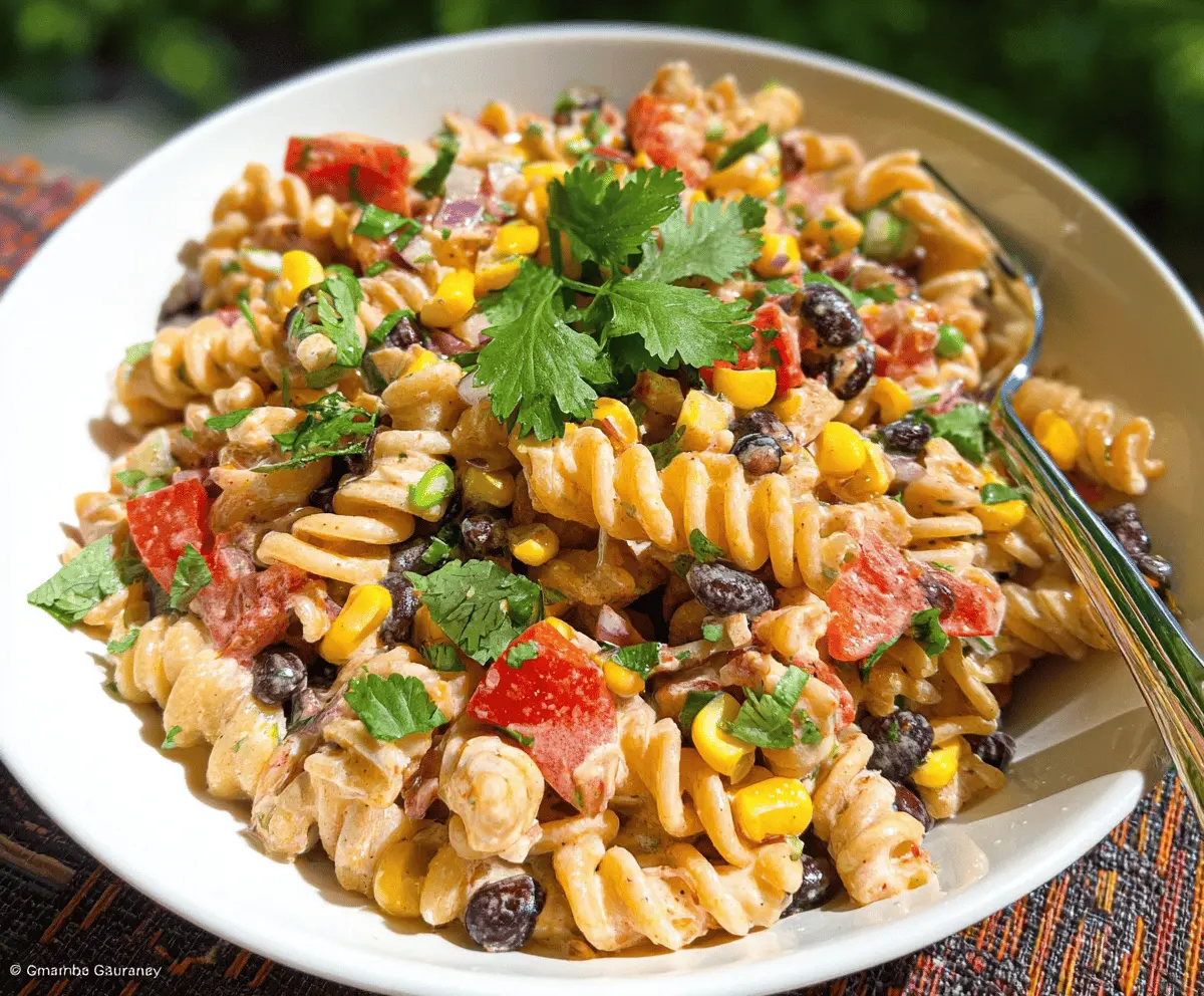 Easy Southwestern Pasta Salad Recipe
