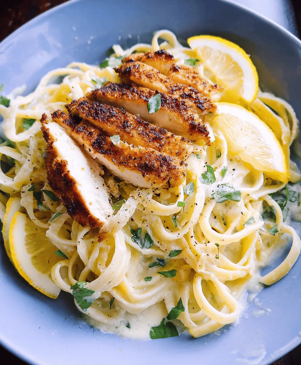 Easy Lemon Chicken Pasta Recipe