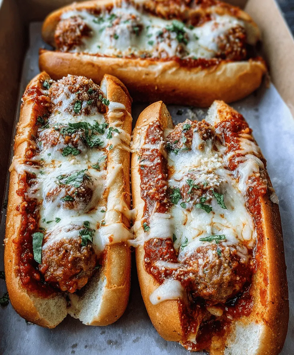 Easy Cheesy Meatball Subs Recipe