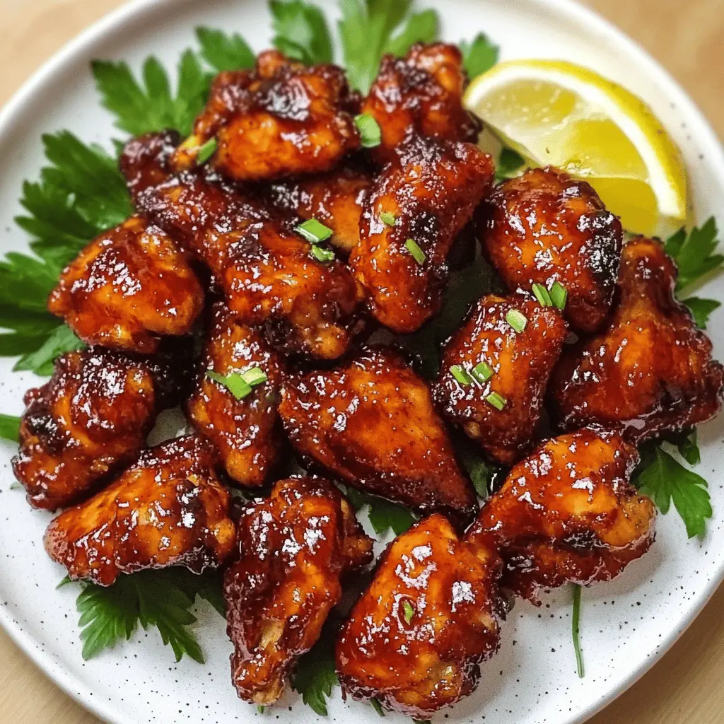 Easy Honey Barbecue Chicken Wings Recipe