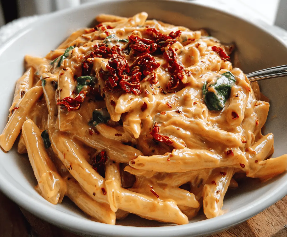 Easy Creamy Sun-Dried Tomato Pasta Recipe