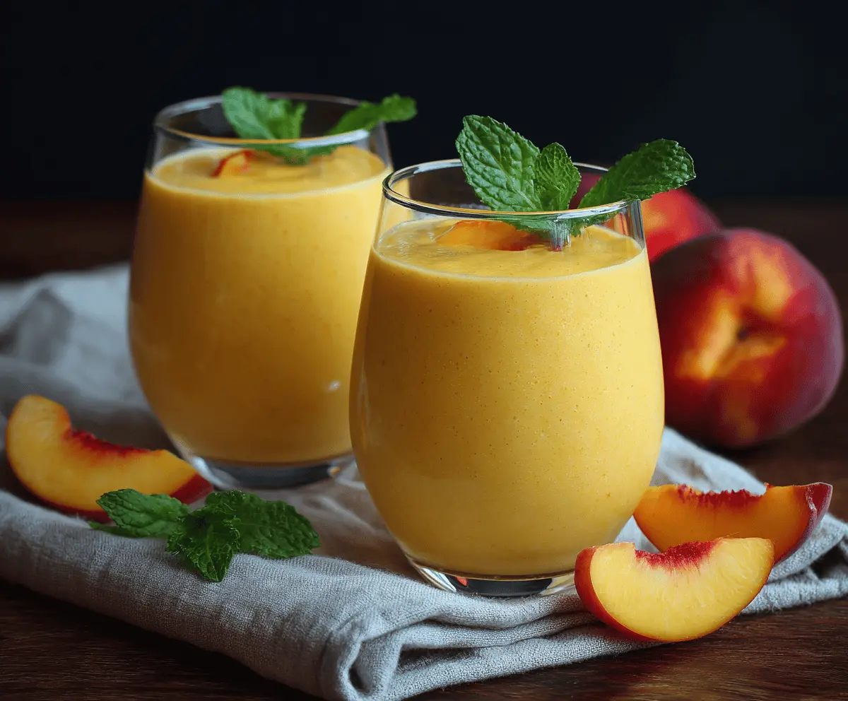 Peach Mango Smoothie