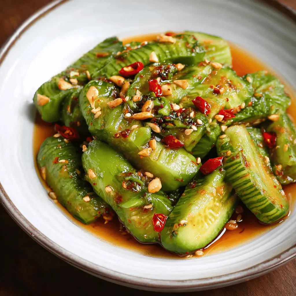Easy Asian Pickled Cucumbers Recipe