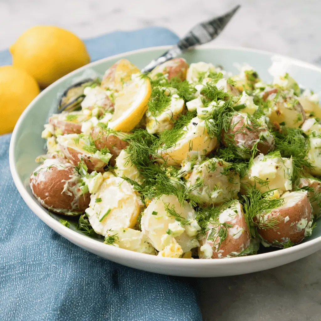Easy Lemon Dill Potato Salad Recipe