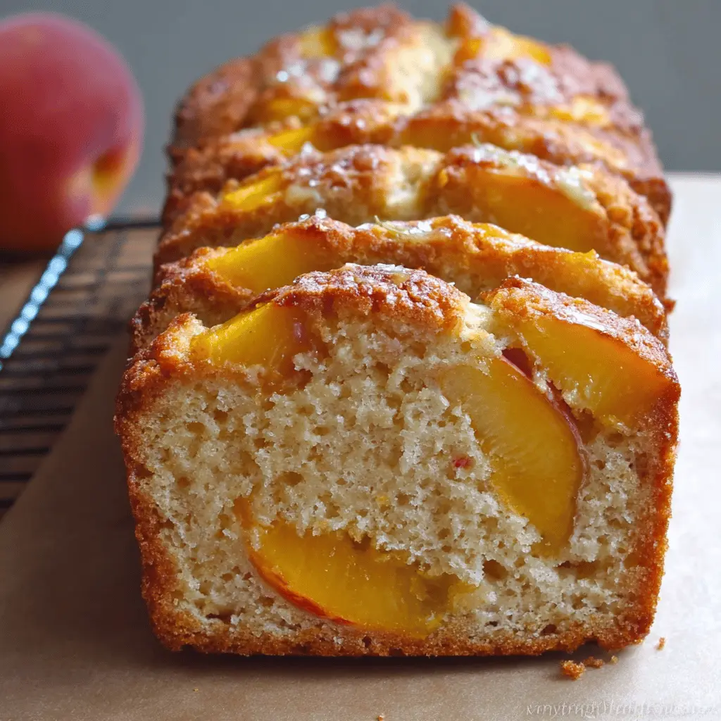 Easy Homemade Peach Bread Recipe