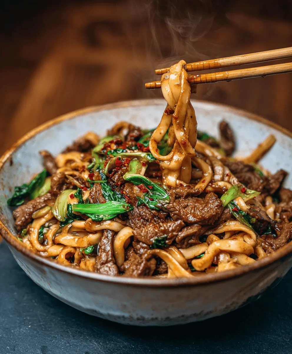 Easy Cumin Lamb Noodles Recipe