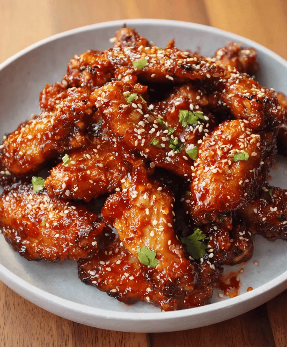 Easy Honey Sriracha Chicken Wings Recipe