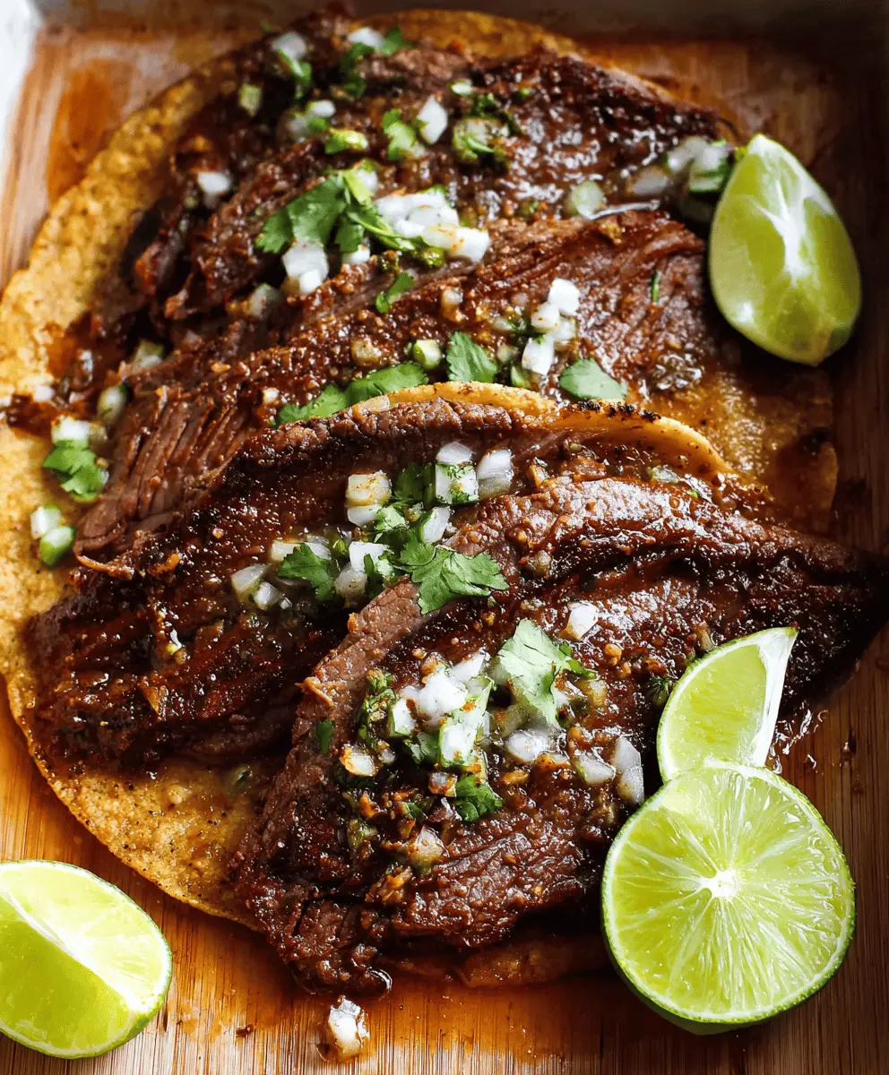 Easy Crockpot Carne Asada Tacos with Cilantro Lime Sauce