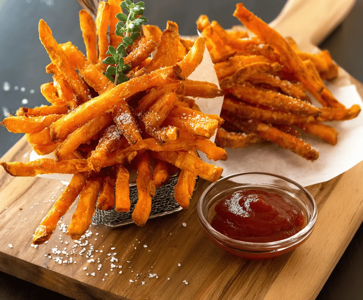 Extra Crispy Sweet Potato Fries Recipe