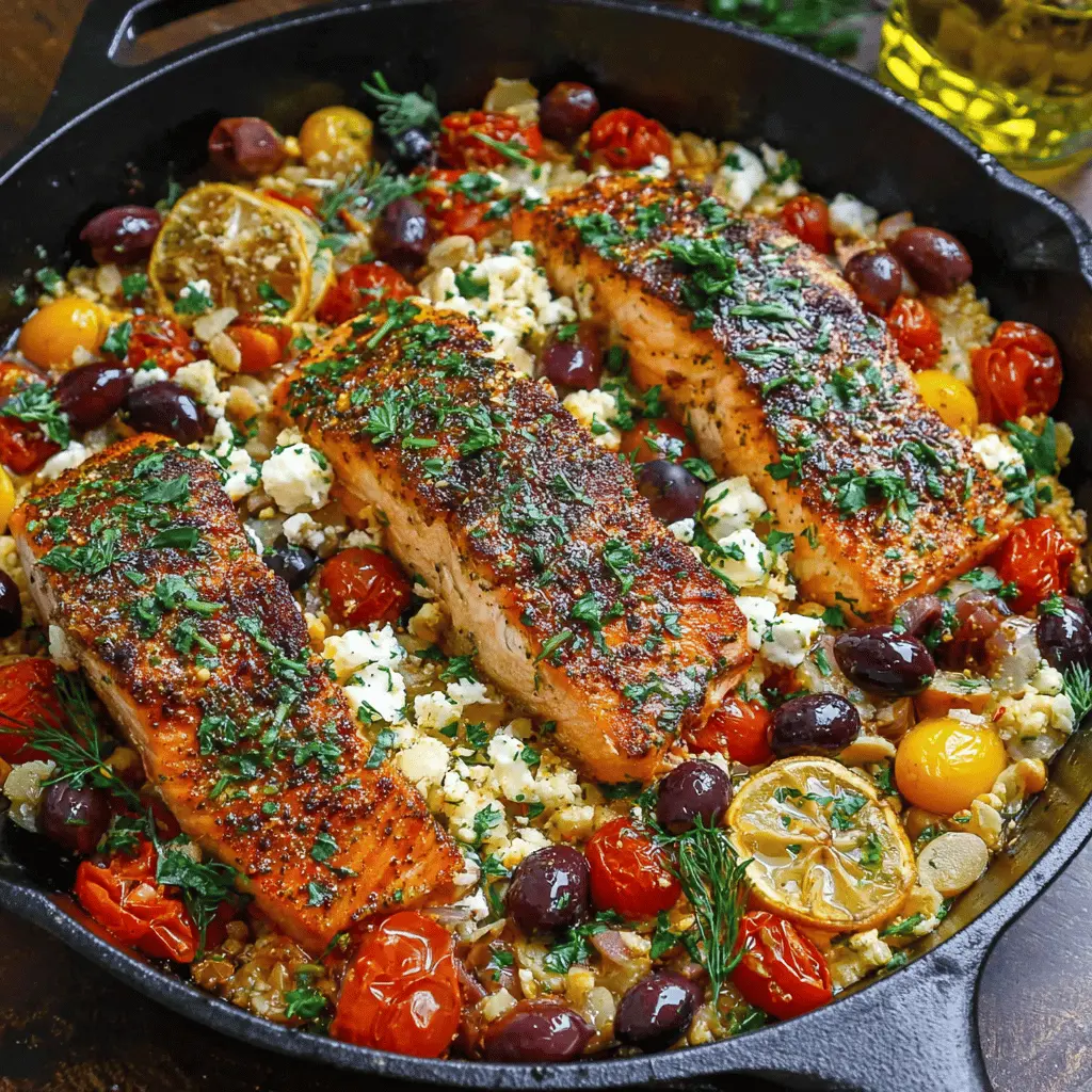 Easy One-Pan Mediterranean Salmon in 30 Minutes