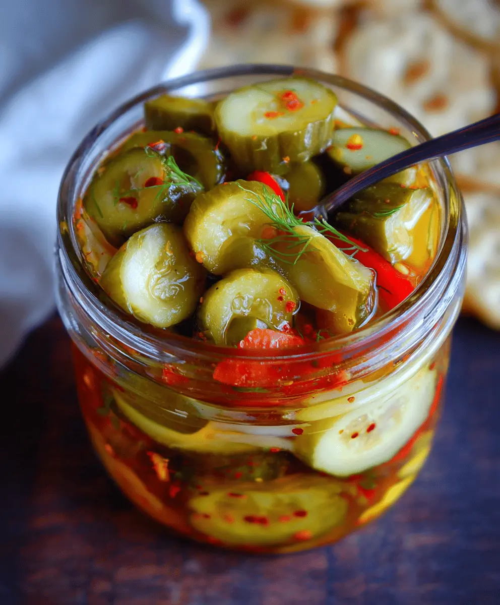 Sweet Heat Bread and Butter Pickles Recipe