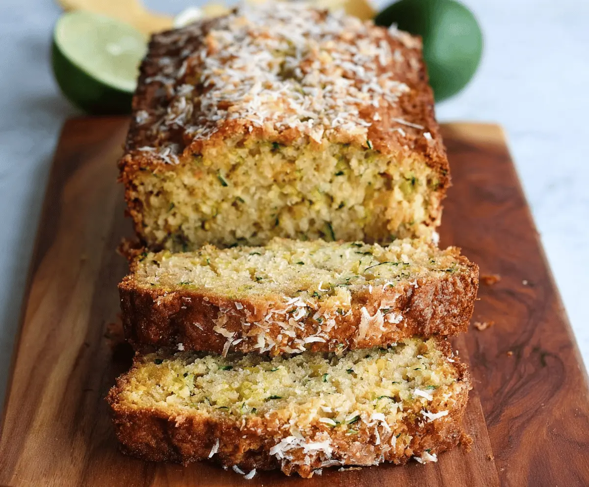 Moist Pina Colada Zucchini Bread Recipe
