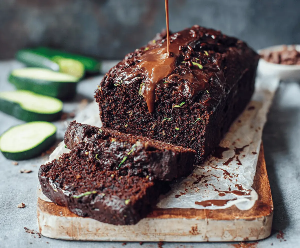 Moist Vegan Chocolate Courgette Cake Recipe