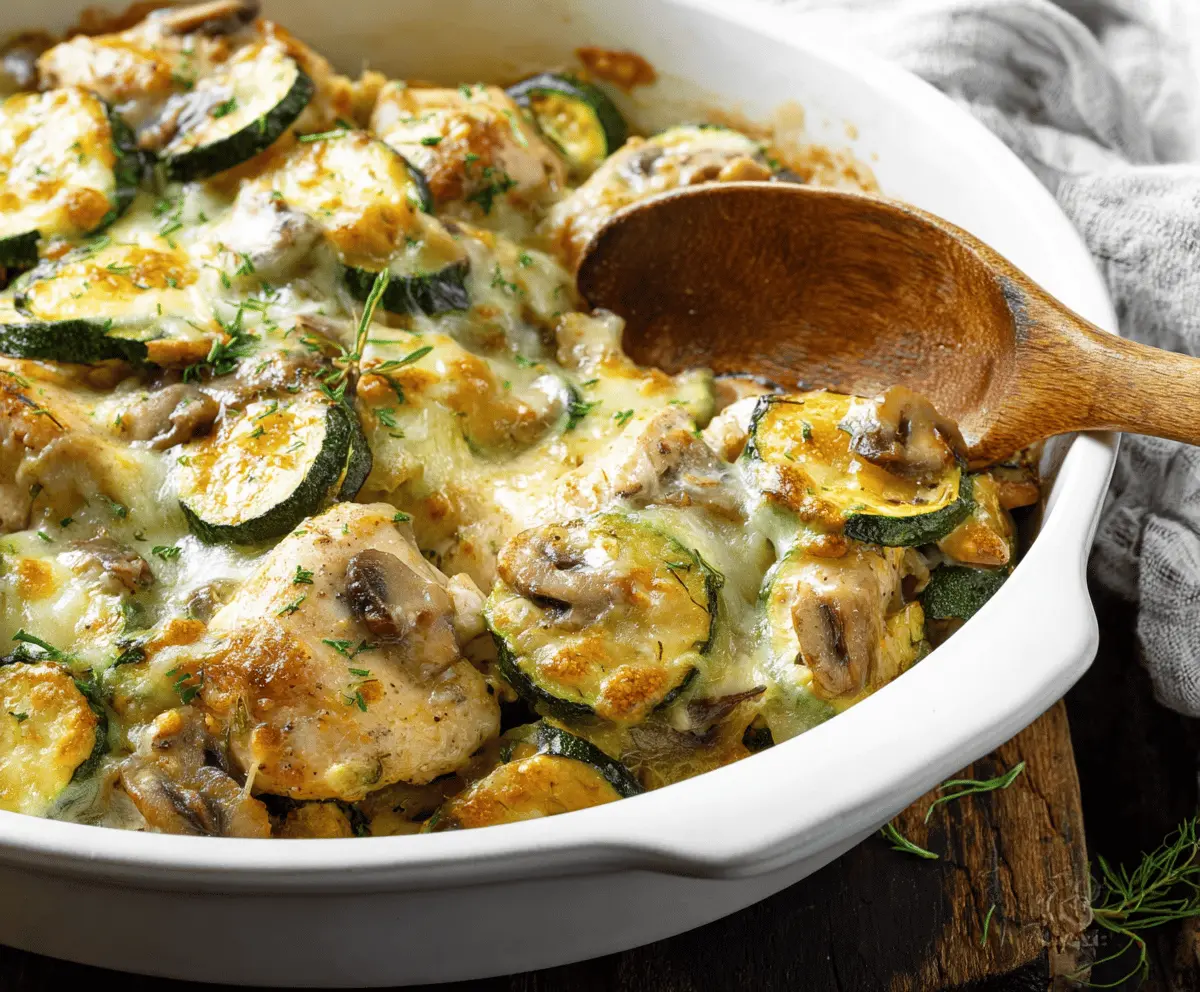 Easy Baked Chicken and Zucchini Casserole Recipe