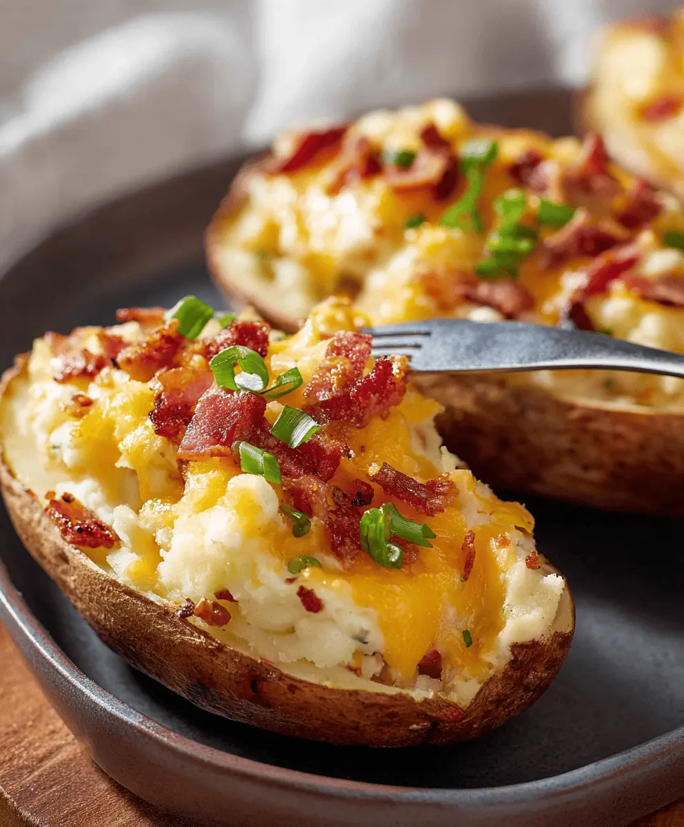 Creamy Twice Baked Potatoes Recipe