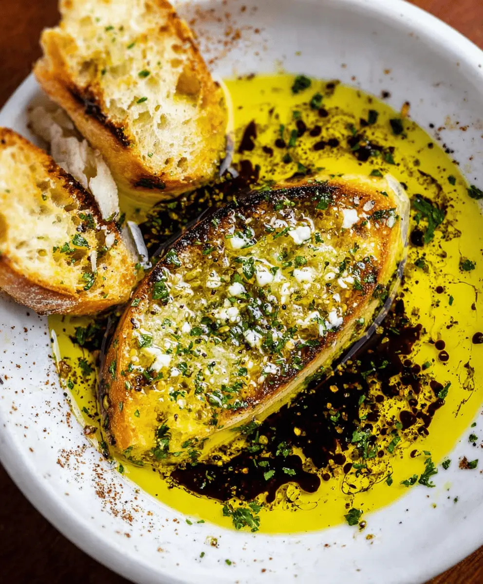 Easy Italian Olive Oil Bread Dip Recipe