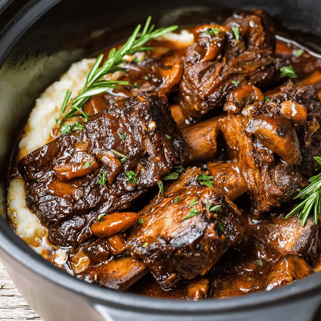 Super Tender Crockpot Beef Short Ribs Recipe