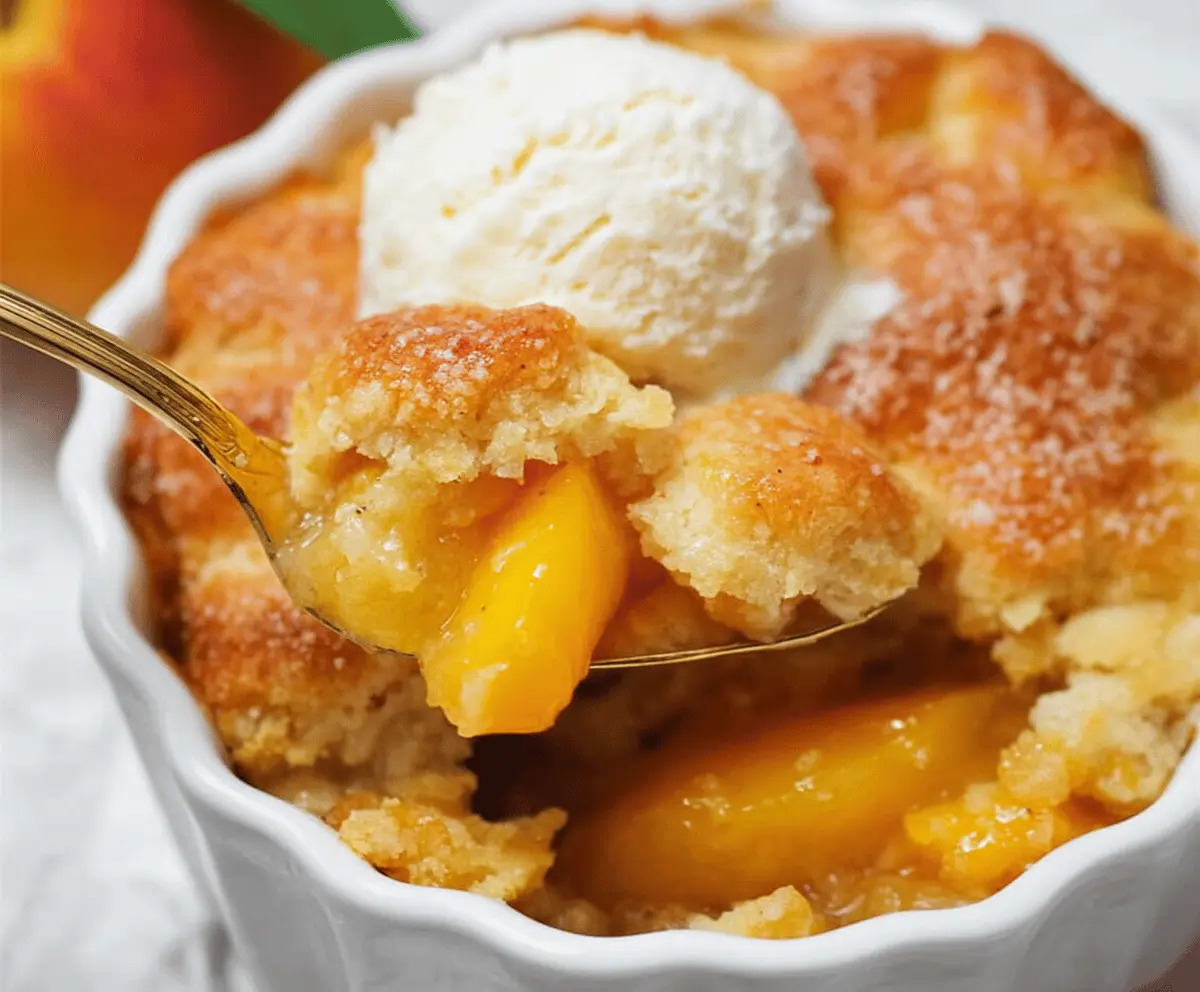 Easy Canned Peach Cobbler Recipe for Beginners