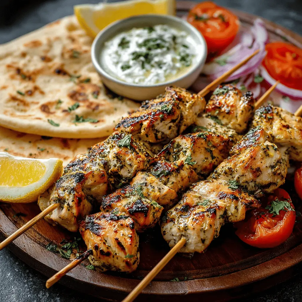 Easy Authentic Greek Chicken Souvlaki Recipe