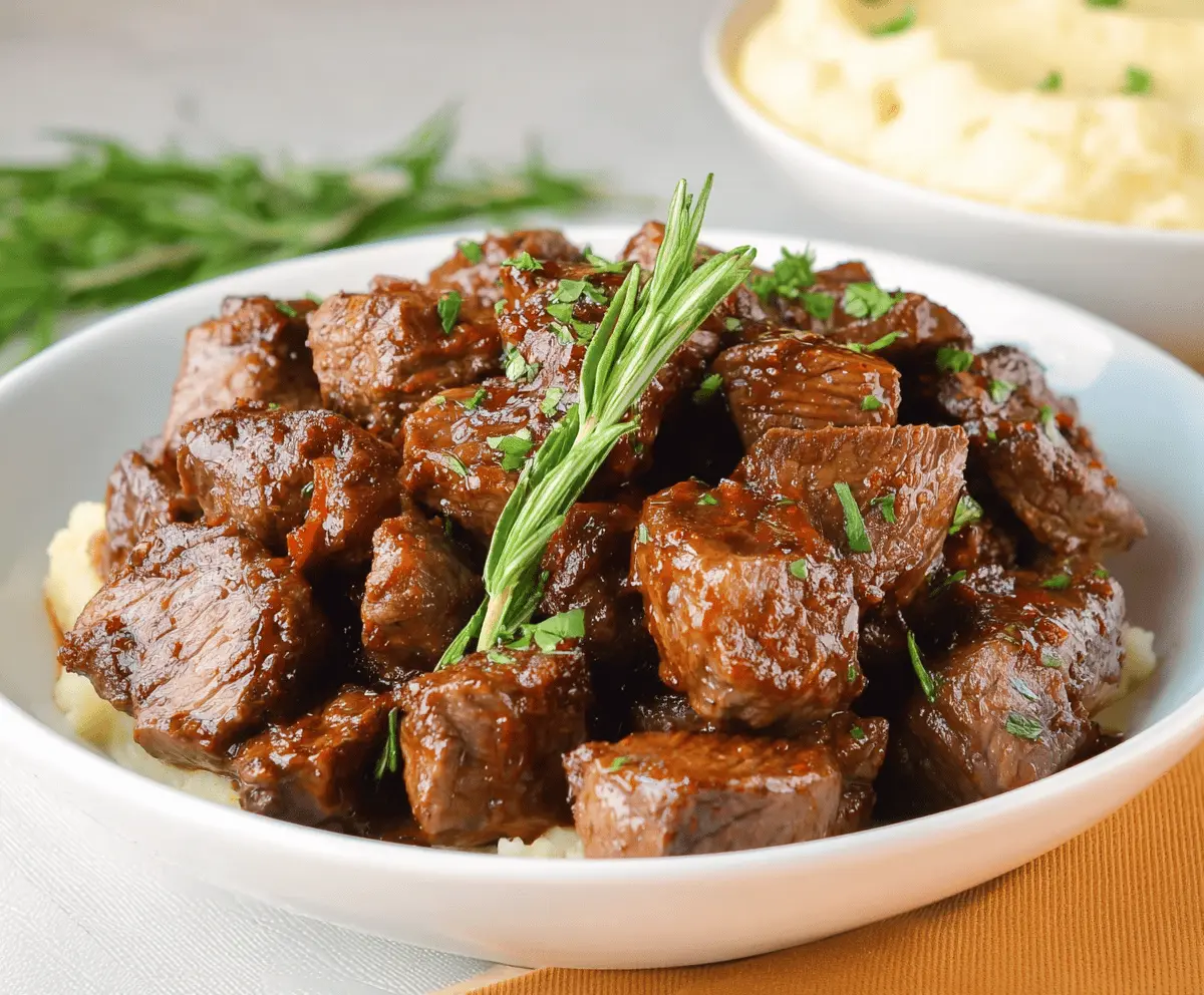 Easy Crockpot Steak Bites For Busy Weeknights
