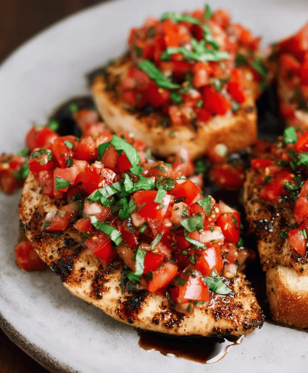 Quick and Easy 30-Min Bruschetta Chicken Recipe