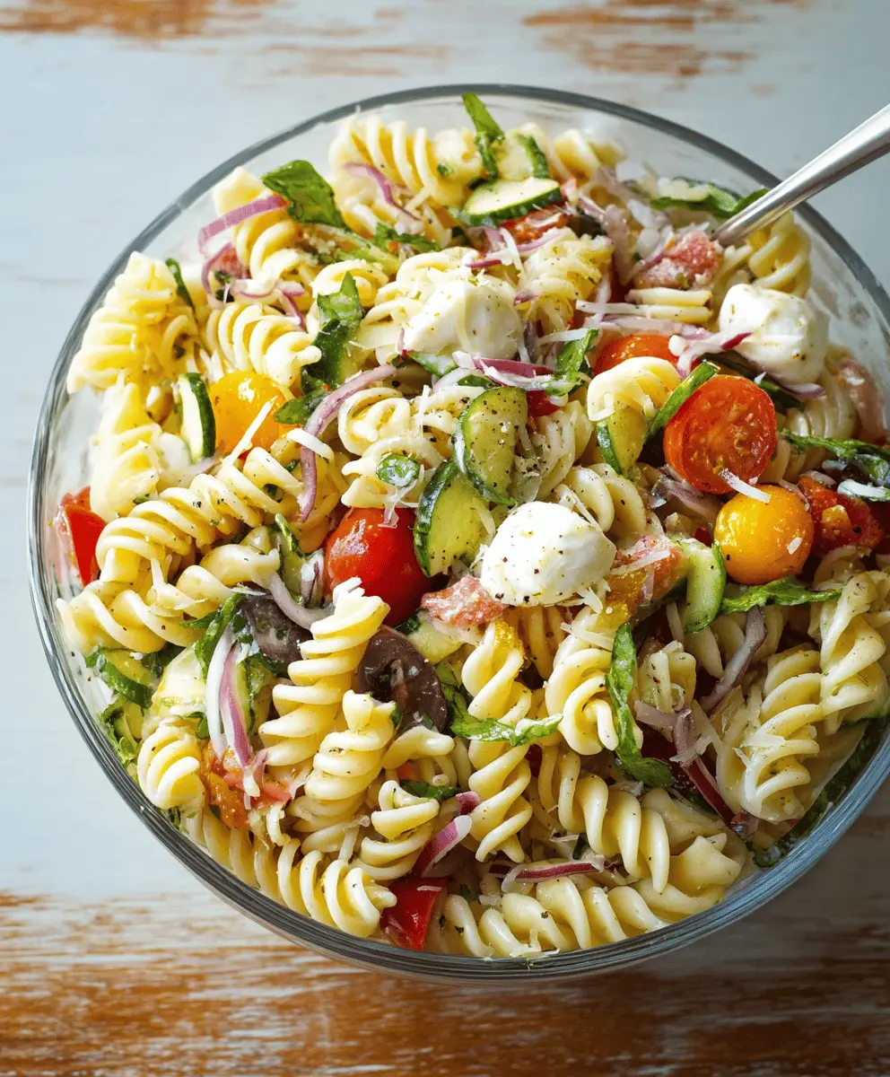 Easy Creamy Pasta Salad Recipe for Summer