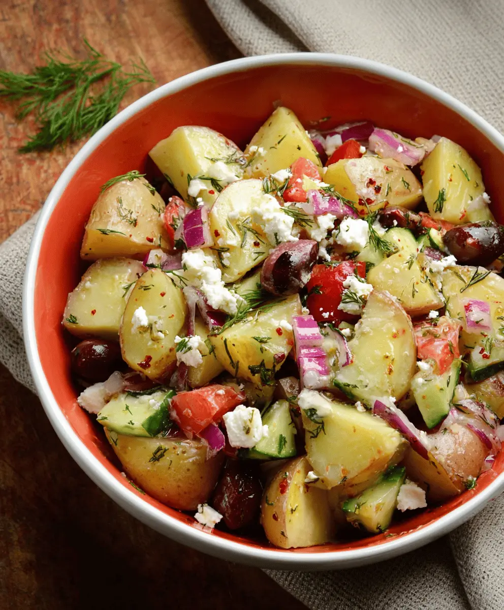 Easy Greek Potato Salad Recipe for Summer