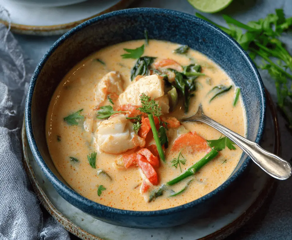 Healthy Coconut White Fish Stew Recipe