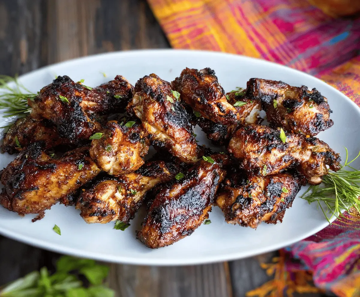 Crispy Jamaican Jerk Chicken Wings Recipe
