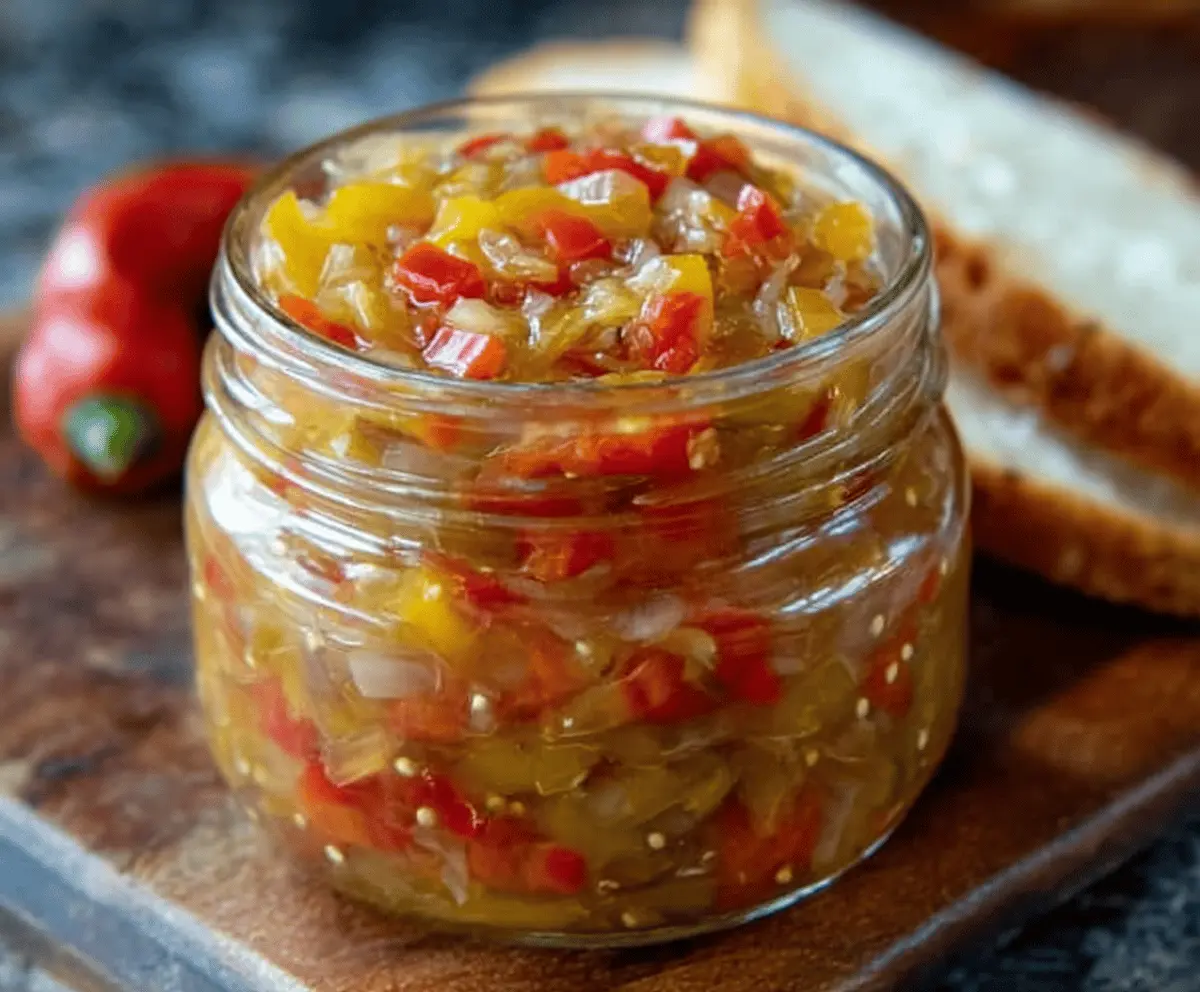 Easy Pickled Pepper and Onion Relish Recipe