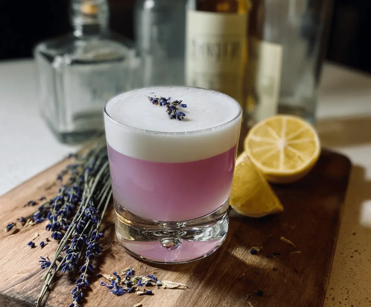 Refreshing Lavender Gin Sour Recipe