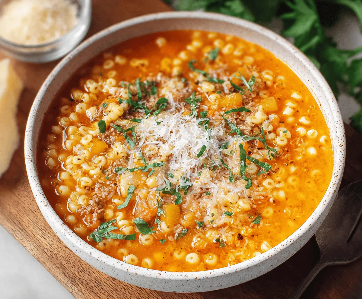 Easy Italian Pastina Soup Recipe for Cozy Meals