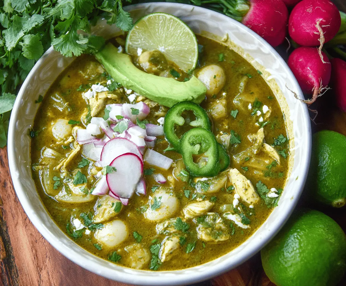 Easy Homemade Pozole Verde Recipe