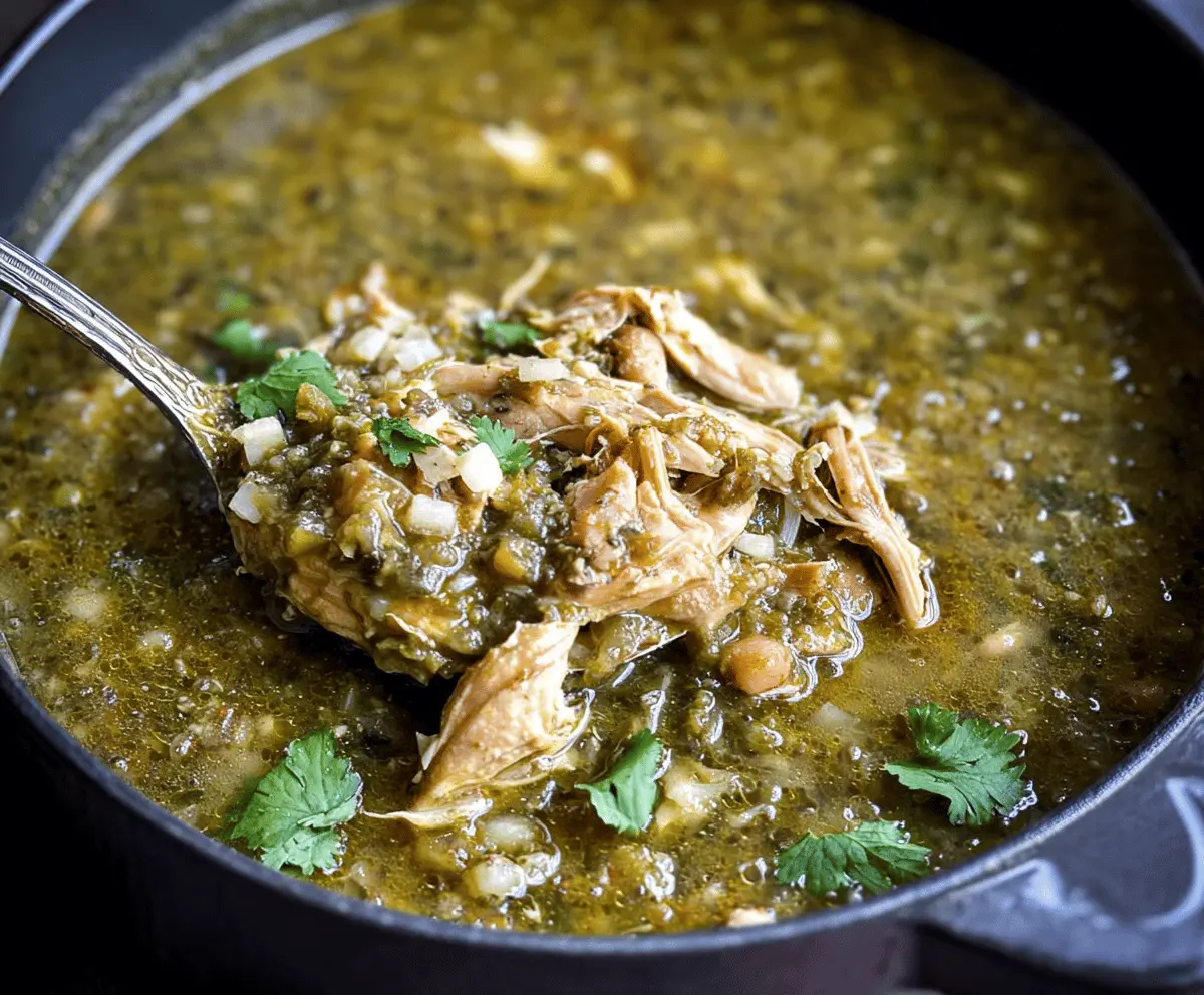 Easy One-Pot Chicken Chili Verde Recipe