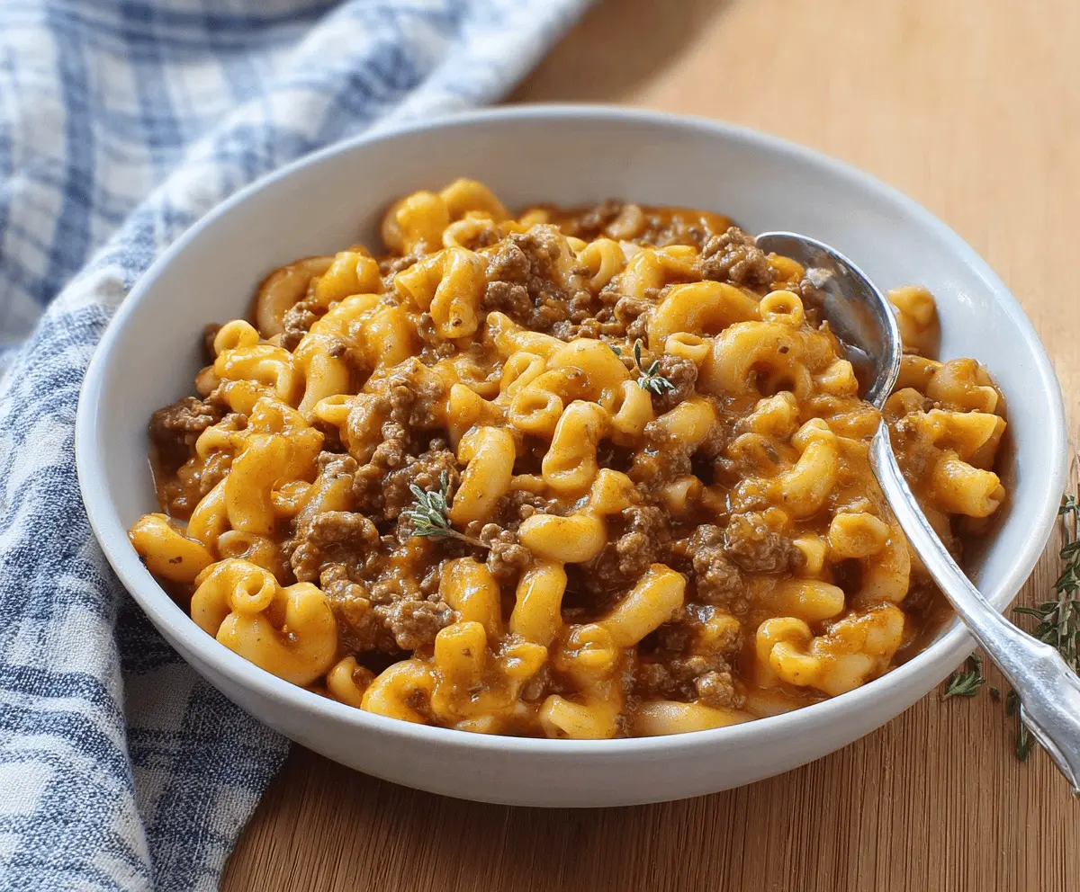 Homemade Hamburger Helper