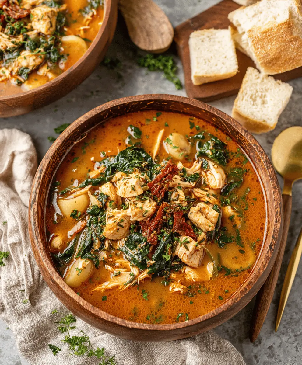 Hearty Tuscan Chicken Soup Recipe for Cozy Meals