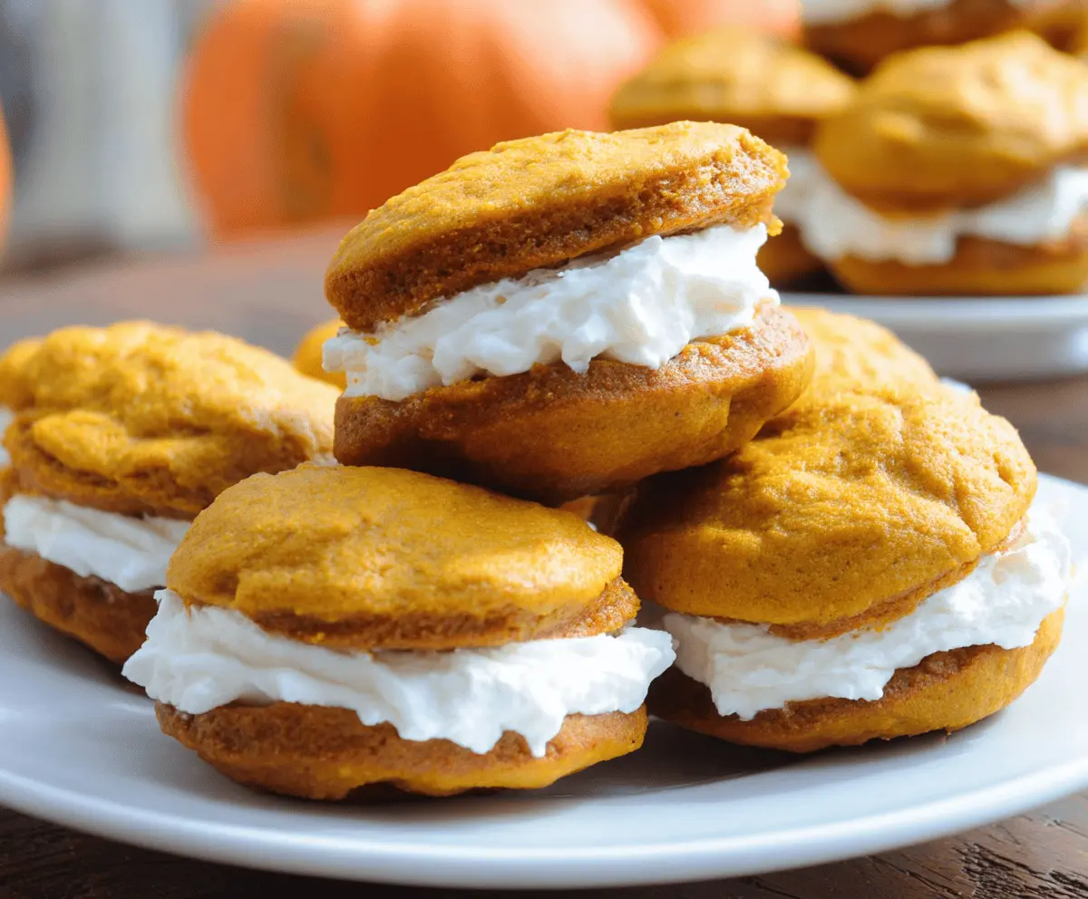 Amish Pumpkin Whoopie Pies